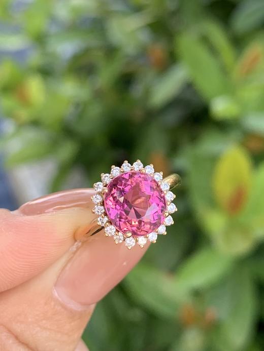 3.68ct刻面碧玺戒指 商品图4