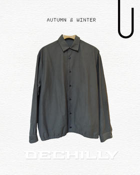 E533025448纯色休闲衬衫外套