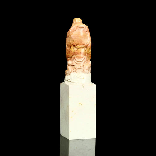 孤品017118-青田新矿俏色佛钮方章-3.0*3.0*12.7cm 商品图2