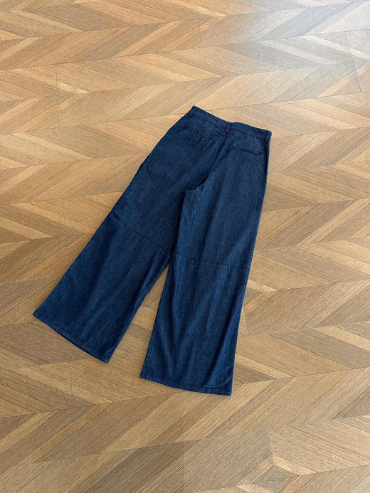 王珞丹同款MAX高端线软牛仔阔腿牛仔裤 商品图13