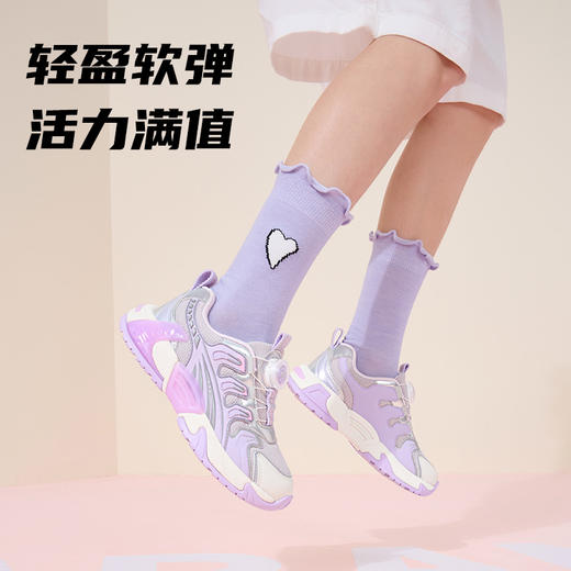 泰兰尼斯kids2025秋季新款中大童运动鞋男女童米其林胶底公路跑鞋 T01D5C6782 商品图3