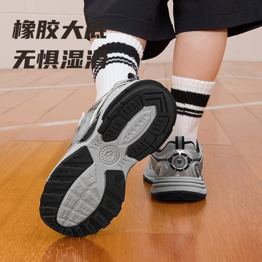 泰兰尼斯25年秋季新品户外休闲鞋透气轻便防滑网面男女童运动鞋 T01X5C6714 商品图4