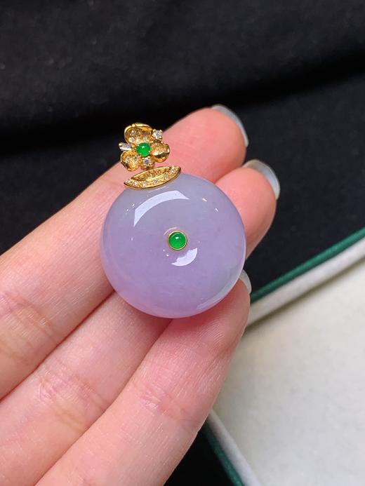 平安扣翡翠吊坠 商品图0