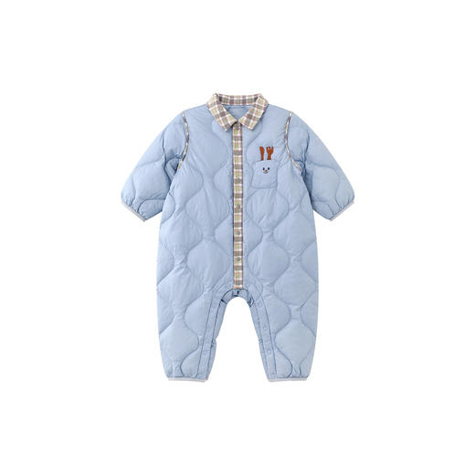 【商场同款】英氏儿童羽绒服秋冬保暖防寒男童连体衣小童羽绒衣服超韧绒 商品图4