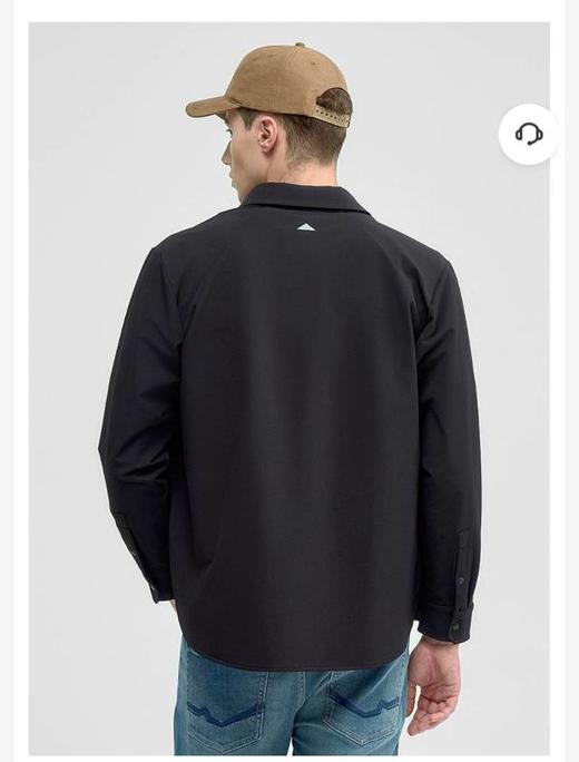 【云粉节】【95折】6楼卡特CAT秋款长袖衬衣 黑色CO3SHW49031C09，吊牌价898现价853 商品图1