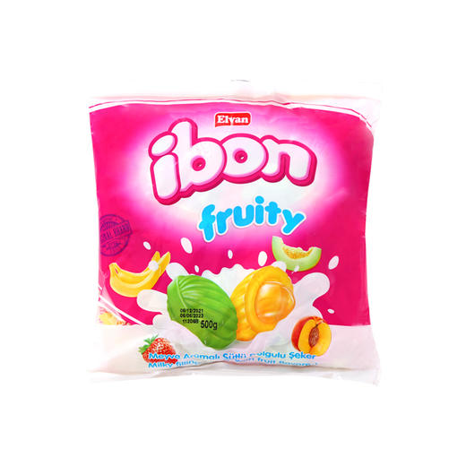 【中欧班列精选】土耳其糖果 原装进口ELVAN/一波糖夹心水果奶糖牛奶硬糖混合味喜糖年货500g 商品图5