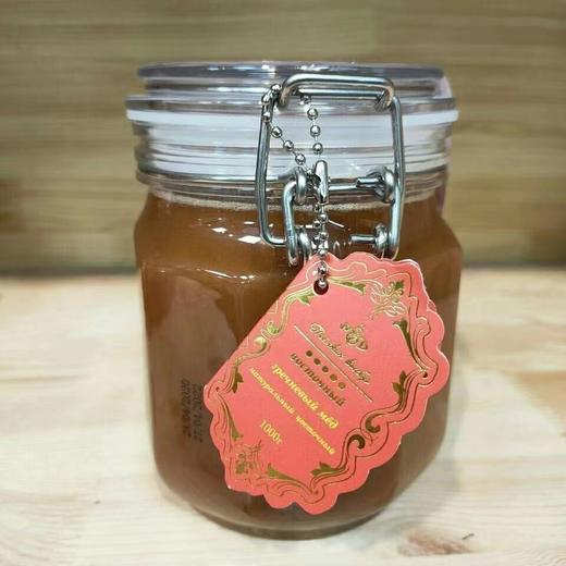 【中欧班列精选】俄罗斯荞麦蜂蜜咖色卡扣1000g/瓶 WWJ 商品图1