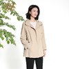 佐尔美气质时尚连帽松紧腰风衣外套女M43FZ28 商品缩略图1