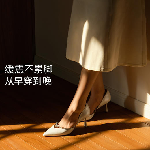 7or9婚鞋—空气棉高跟鞋初雪 商品图3