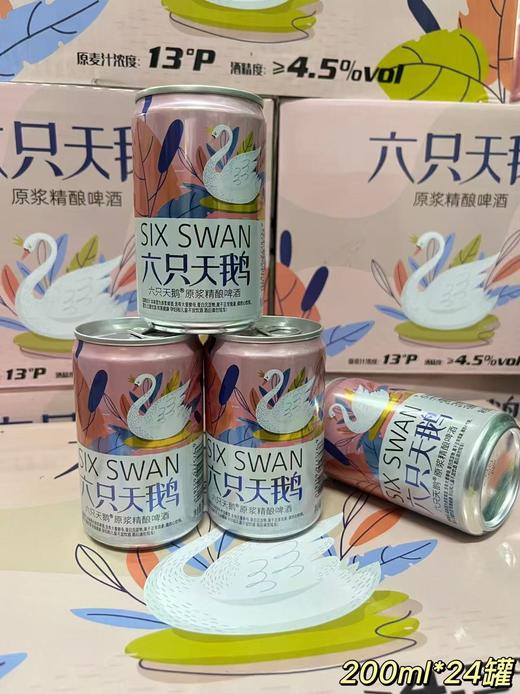 六只天鹅原浆精酿啤酒200ml （1*24）  6975776651807 商品图0