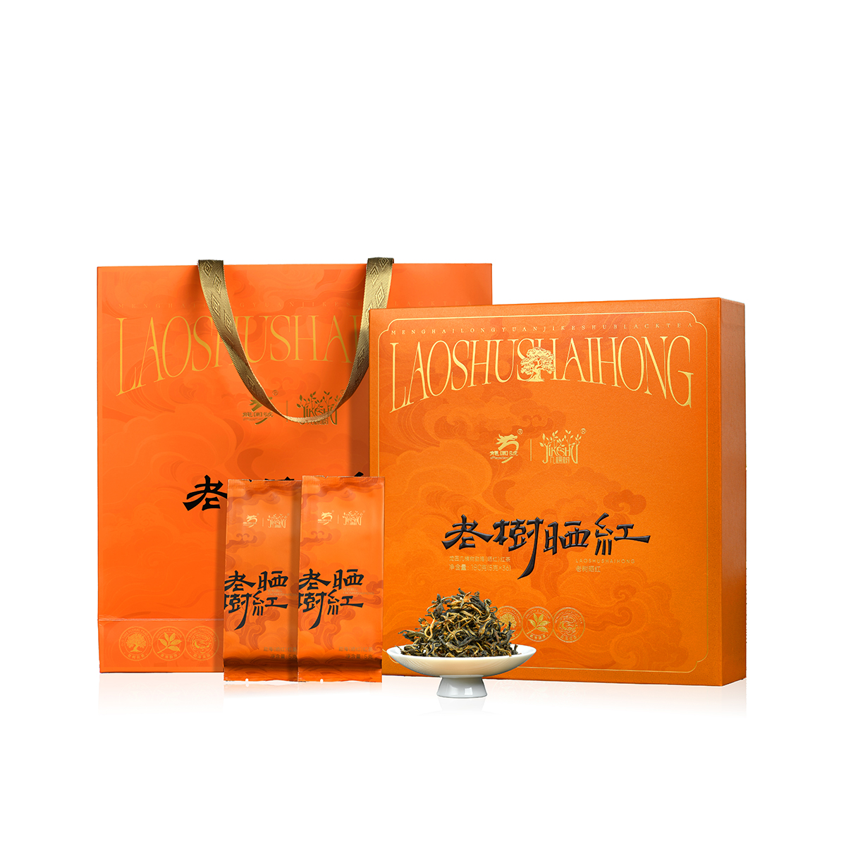 龙园几棵老树晒红红茶180克