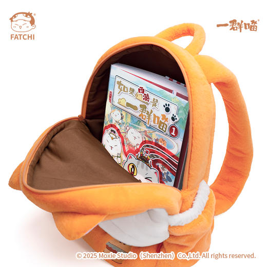 一群喵-拉面背包 休闲双肩包 商品图3