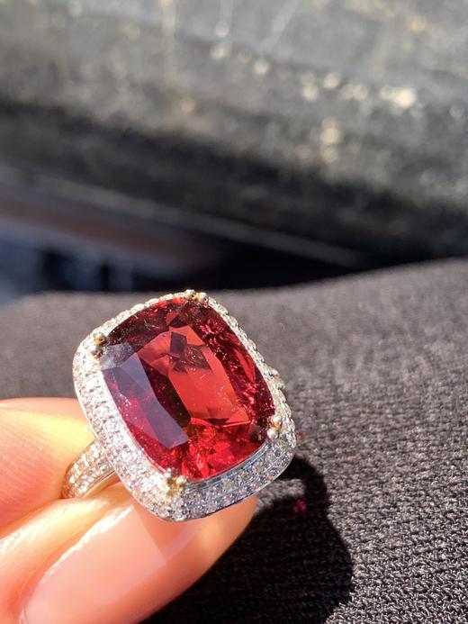 5.25ct刻面碧玺戒指 商品图0