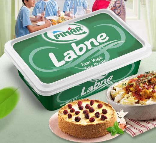 【中欧班列精选】土耳其进口泉源Labne涂抹鲜奶酪原制即食莱巴鲜奶奶酪160g/180g/盒 商品图10