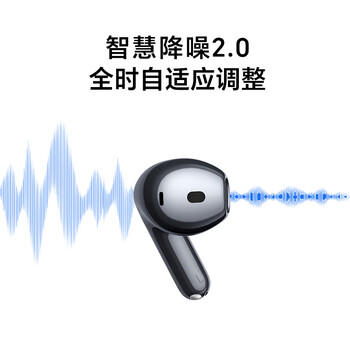 荣耀亲选耳机TiinLab S7 蓝牙耳机 荣耀耳机 舒适佩戴 Hi-Fi音质 降噪  钛银色 /数码 /影音娱乐 /蓝牙/无线耳机 商品图4