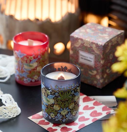 氛围感拿捏！Morris草莓小偷【香薰蜡烛】 松弛感拉满  点亮美好心情 商品图0