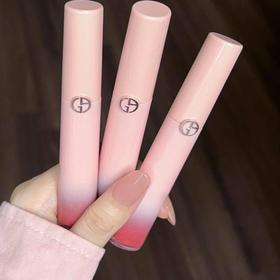 【品牌授权】Armani阿玛尼全新粉管唇釉6.5ml 礼盒礼袋#504 真爱粉（木质玫瑰色）#321心动粉（豆沙裸粉色）#142梦中粉（淡裸暖粉色）