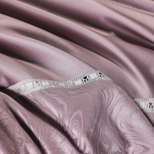 80支长绒棉染色提花四件套-云璃（紫） 商品图8