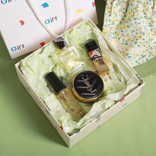【七夕礼物】【HF】无忧购YSL礼盒套装精华香水口红粉底（截单后3-5天发货) 商品图0