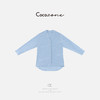 COCO ZONE 刘一一【100亚麻】简约V领暗扣舒适透气衬衣CD2A0616 商品缩略图0