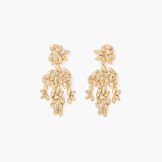 订购8周到｜Aurélie Bidermann-DIFENDA-谷粒 镀金 流苏耳环［法国设计师] 商品图0