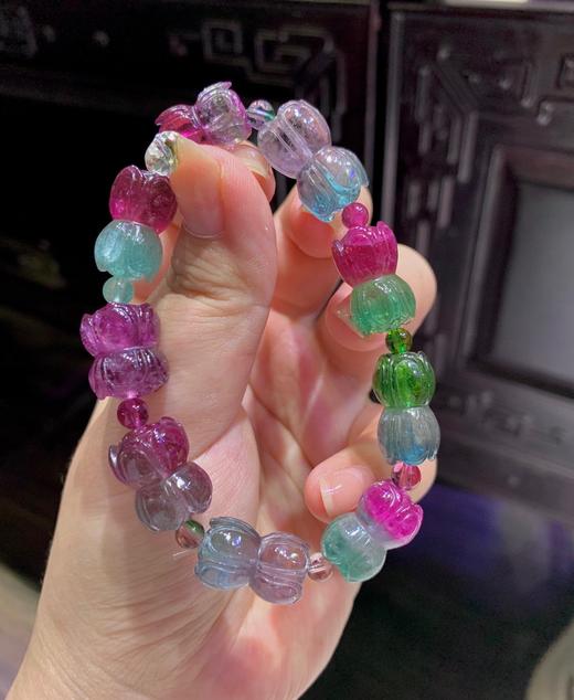 西瓜莲花碧玺手串 商品图5
