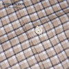 【休闲云染格纹 100%棉】占姆士男士春秋季新款纯棉云染修身格纹衬衫 商品缩略图8