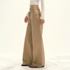 Ariseism 美式复古卡其色裤子阔腿裤女秋季新款休闲长裤子 商品缩略图1