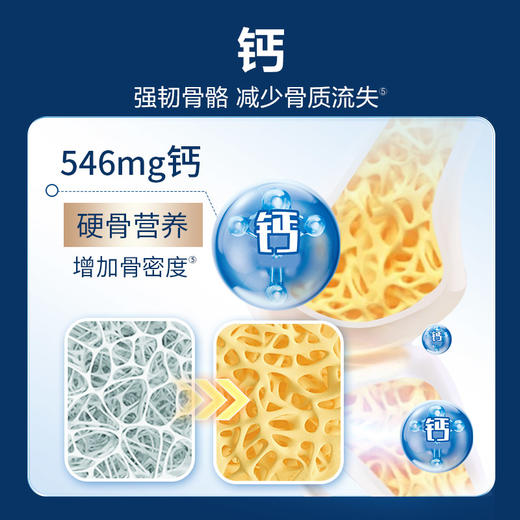 Movefree益节氨糖钙片养护关节疼痛补钙维骨力加钙80粒 商品图7
