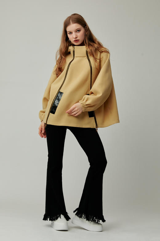 SAFICOO 时尚休闲 微宽松版型羊毛卫衣外套 商品图1