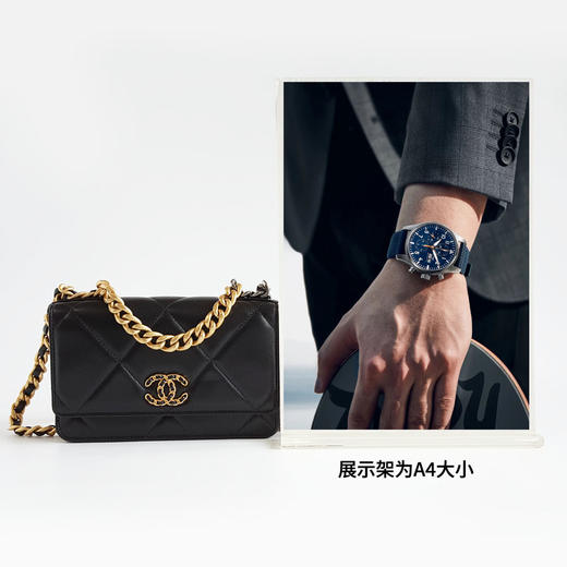 【95新】CHANEL香奈儿19bag系列AP0957 B04852 94305黑金羊皮19bag woc链条包单肩斜挎包女士现售价：16900！120825NJS26 商品图8