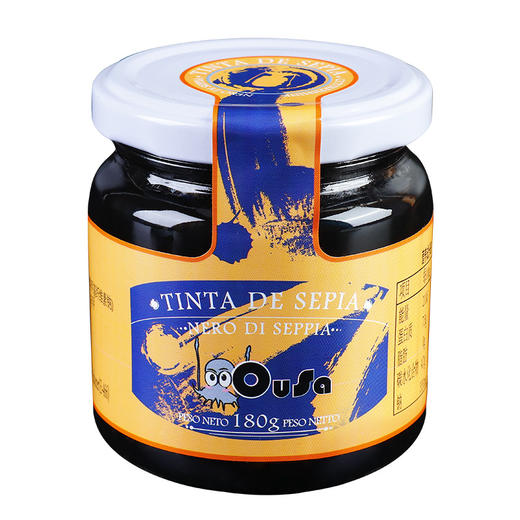 【中欧班列精选】西班牙欧萨墨鱼汁 原装进口意大利面酱食用意粉酱寿司墨鱼汁 180g/瓶 商品图10