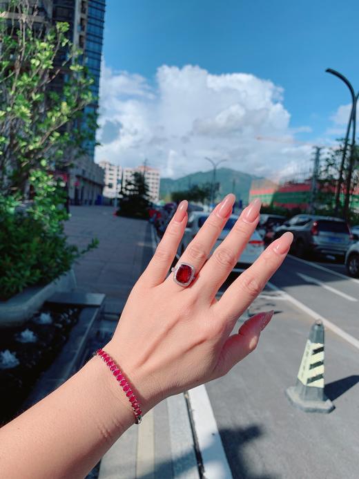 5.25ct刻面碧玺戒指 商品图7