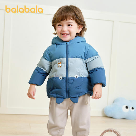 巴拉巴拉儿童羽绒服宝宝男童女童童装加厚保暖舒适户外防风冬季潮★ 商品图2