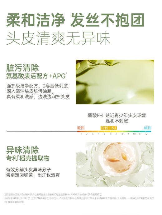 袋鼠妈妈青少年控油轻盈洗发水(空灵之境)-200ml-A 商品图5