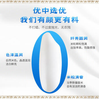 花中花当季新米 新疆大米10斤 新疆伊犁香米 粳米5KG 双层真空包装 商品图1