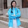 绽放女装521朵/天丝棉帅气大廓型文艺百搭落肩长袖衬衫女上衣外套 商品缩略图1