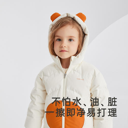 英氏【中童羽绒合集】儿童外套童装羽绒服外穿连帽保暖外套双面加厚超韧绒 商品图2