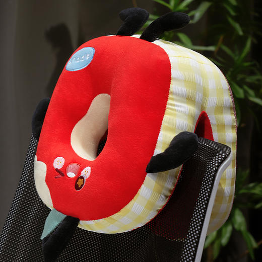 自然醒大眼红苹果双面午睡枕趴睡枕办公室好物工位学校午休枕头趴桌子抱枕QYL 商品图10