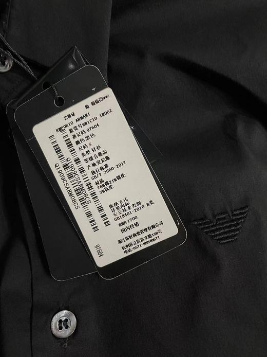 【超惠秒】Emporio Armani 男士刺绣飞鹰logo 弹棉短袖衬衣 97604 商品图2