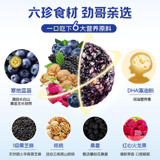 双12爆款  蓝莓芝麻丸+蓝莓原浆福利组合 商品图1