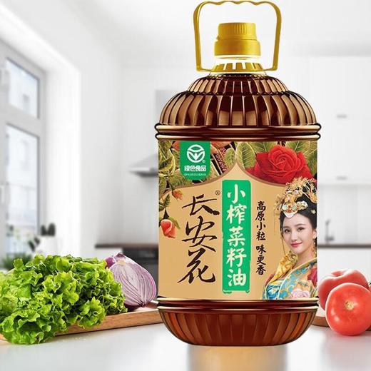 长安花高原小粒绿色菜籽油5L 商品图3