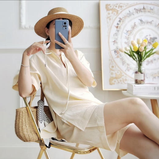 孤品秒杀🉐💰168
亚麻套装95-115可穿 商品图1