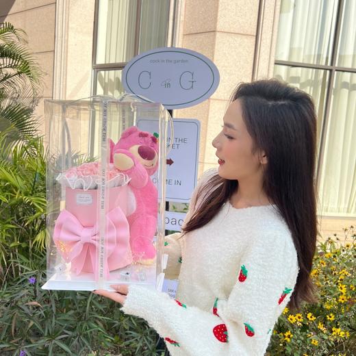 【粉丝福利❗️新款玩偶卡通花束】不是天生浪漫，也想給你惊喜，生活怎么能没有仪式感！成品小熊高级感送女朋友闺蜜生日礼物礼盒套装情人节礼物 商品图8