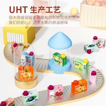 稼乐碧林果汁 苹果汁100mL*24盒低脂浓缩果汁饮料整箱装年货礼盒送礼春节 /水饮冲调 /饮料 /果蔬汁/饮料 商品图3