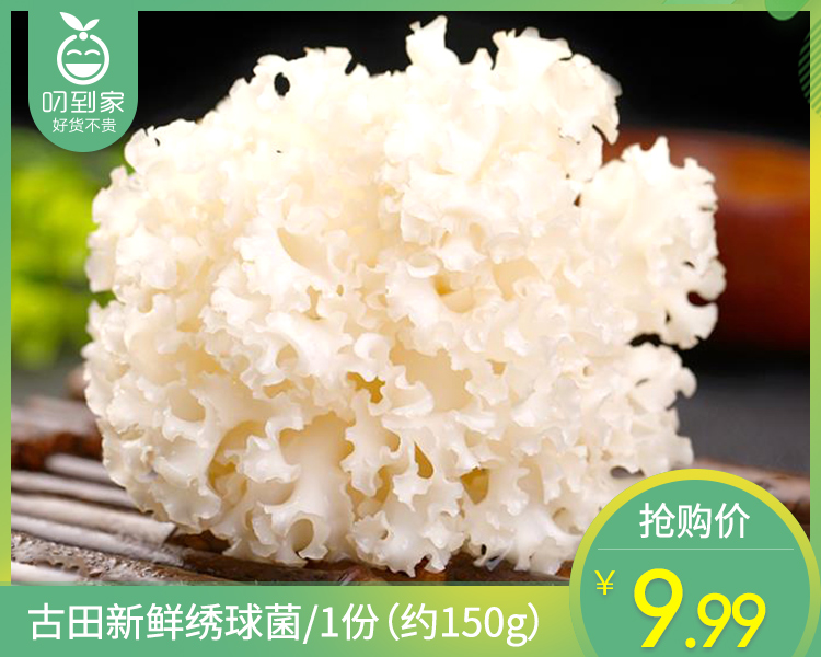 【叼鲜蔬】古田新鲜绣球菌/1份（约150g）