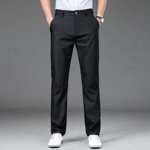 2025秋冬款休闲裤男直筒弹力商务西裤长裤宽松男裤保暖加绒长裤子！ 商品图11