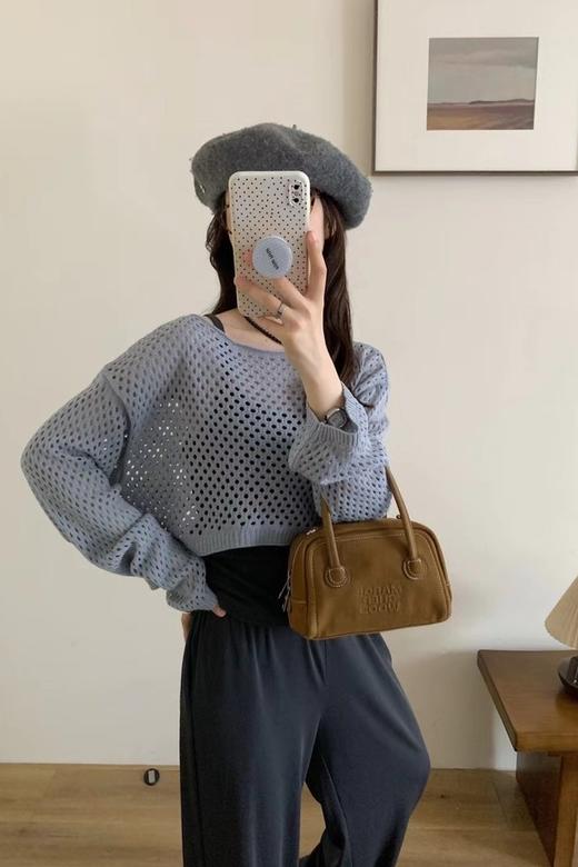 LNNNS 慵懒高腰裤罩衫套装 21058 商品图3