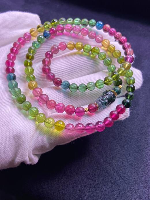 5.8mm多圈碧玺手串 商品图2