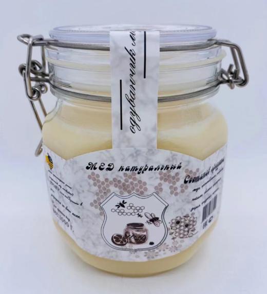 【中欧班列精选】俄罗斯蜂蜜 原装进口白蜜罐椴树蜜 1000g 商品图2